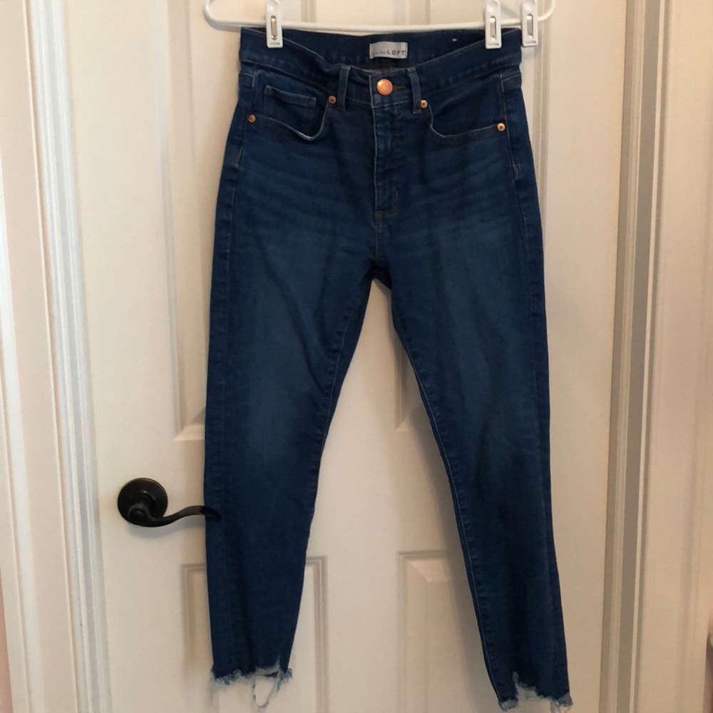 Denim skinny jeans